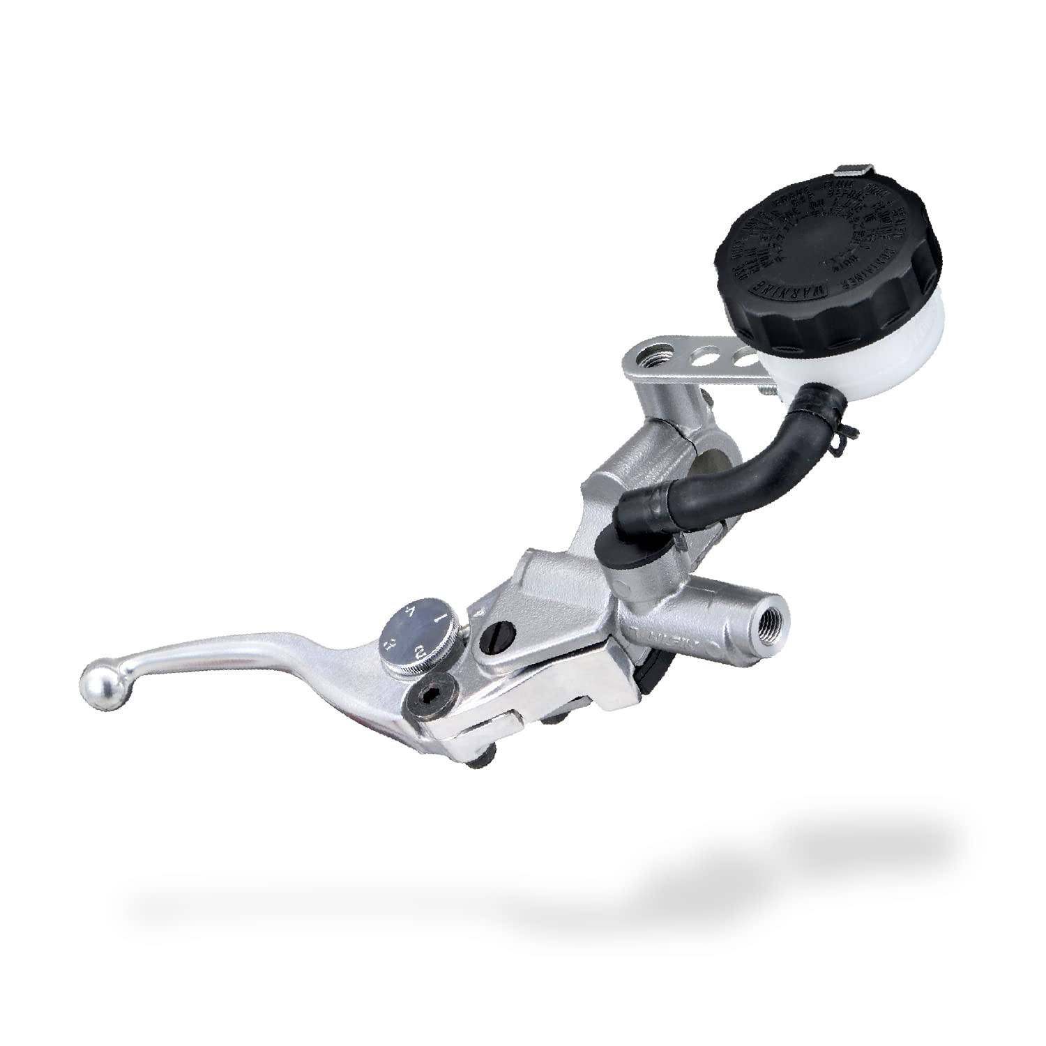 

Daytona 11mm Horizontal Master Cylinder for Motorcycle NISSIN Silver Short 26854 Brakes, Body/Buffed Clear, Lever,