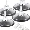 4 Pieces Billiard Pool Table Leg Leveler Game Furniture with Accessories Hardware