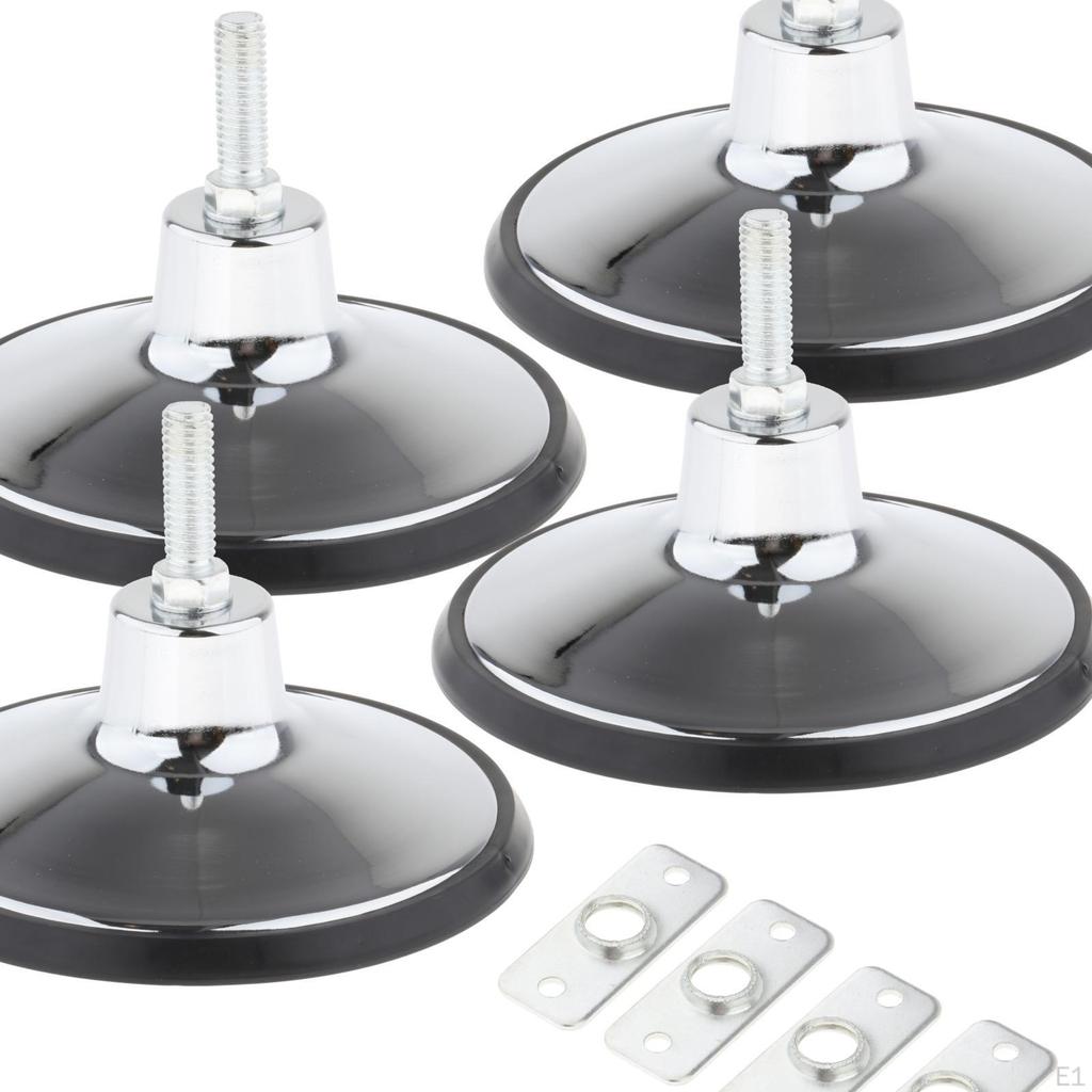 4 Pieces Billiard Pool Table Leg Leveler Game Furniture with Accessories Hardware