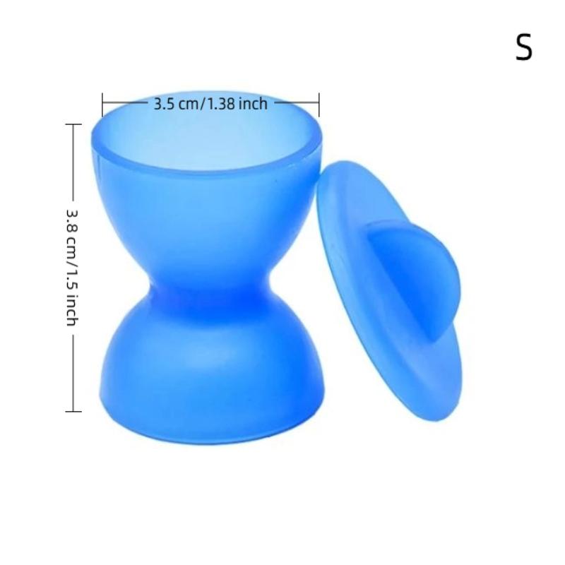 

Силиконовая двойная mixing bowl для стоматологии, mixing bowls с крышкой, антипригарные коагулирующие чашки, инструмент для слепков в стоматологической лаборатории S синий