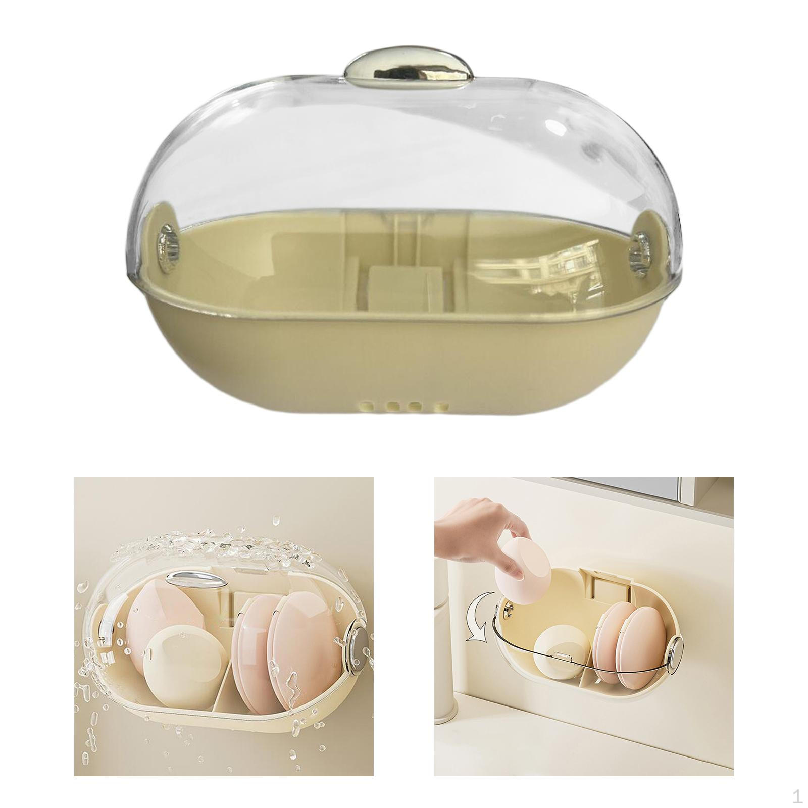 

Защитный контейнер для пуховки, Портативный держатель для спонжа для макияжа, Футляр-держатель для