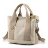 Canvas Small Square Bag, New Women's Handbag, Large Capacity, Fashionable and Simple Shoulder Bag, Anti-splashing Messenger Bag.