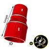 Silicone Variable Diameter Joint Universal Silicone Tube Straight Variable Diameter Medium Cooling Tube ID16~25mm To ID130~180mm