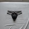 Transparent Men's Thin Thong Hollow Out Triangle Panties Simple T-back Briefs  Male