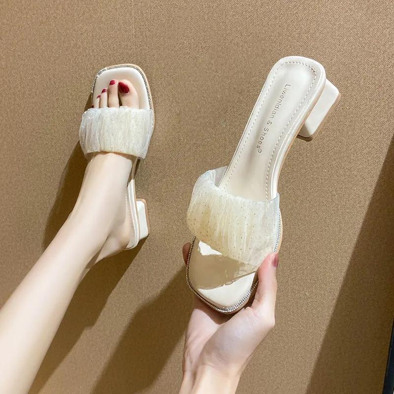  sapatos femininas women casual high quality spring peep toe comfort high heel sandals lady black summer shoes ab714
