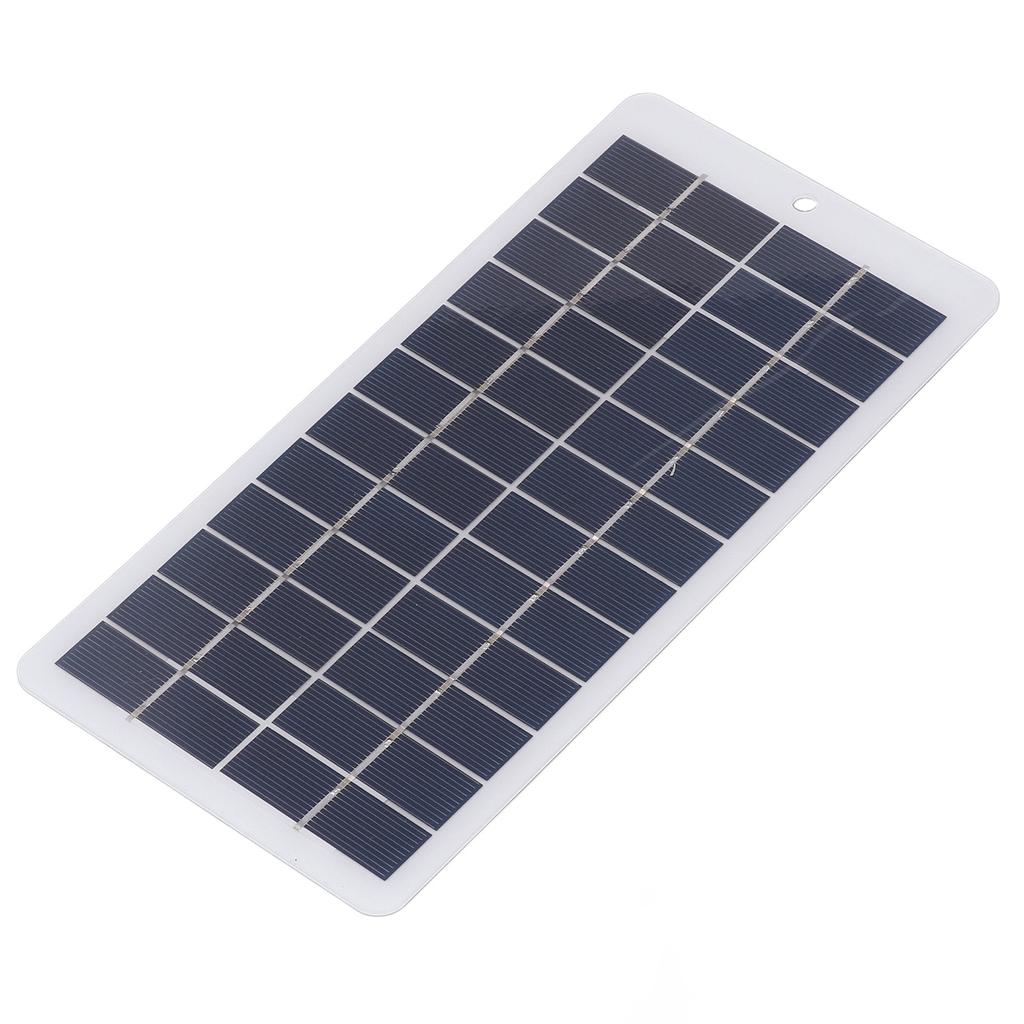Polykristallines Silizium Solarpanel 5W 12V Hohe Lichtdurchlässigkeit Tragbares Solarladegerät für Straßenbeleuchtung