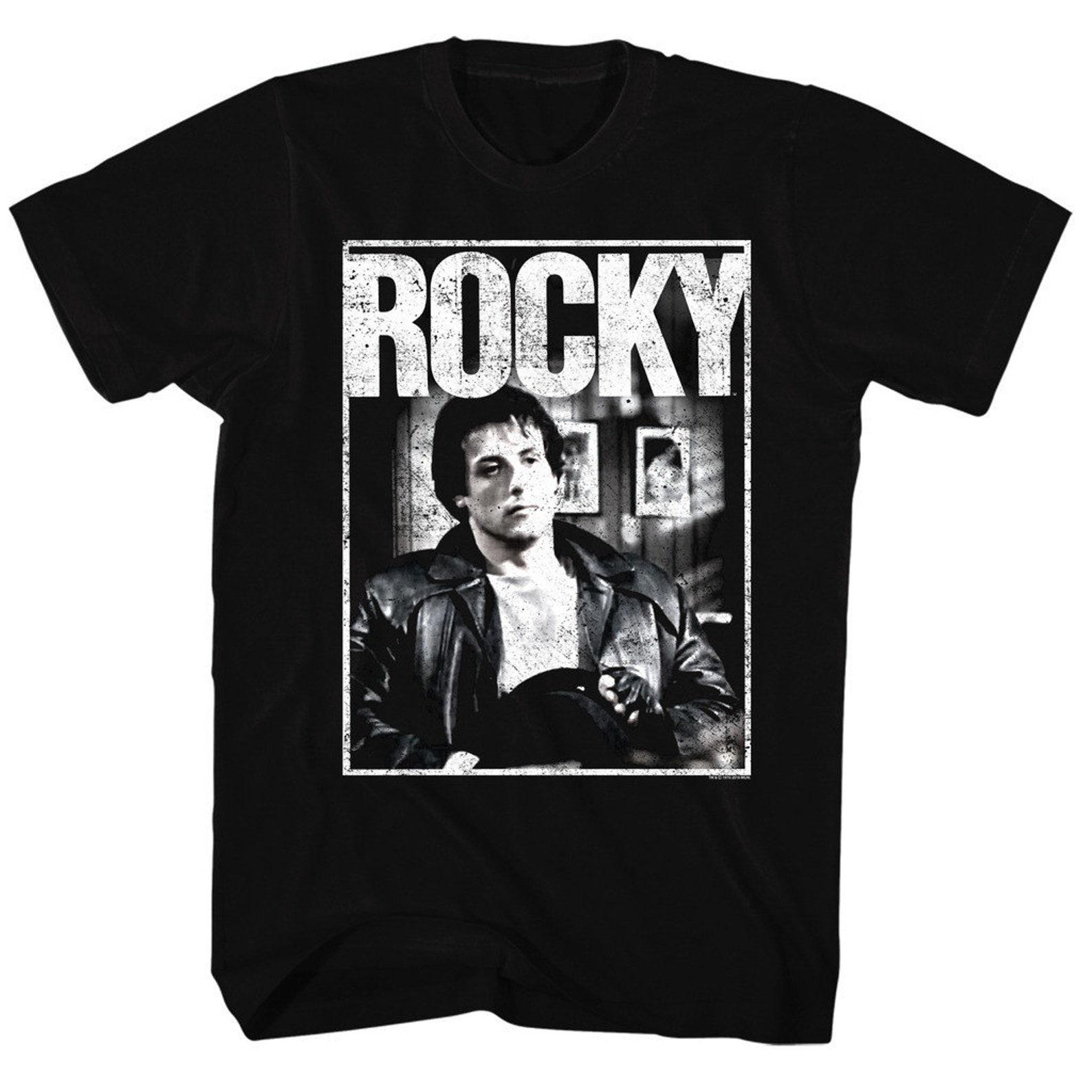 Rocky Rocky Sitting Black T-Shirt XL