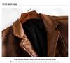 2019 Men's PU Leather Jacket: Warm, Casual, Fashionable Spring/Autumn Wear