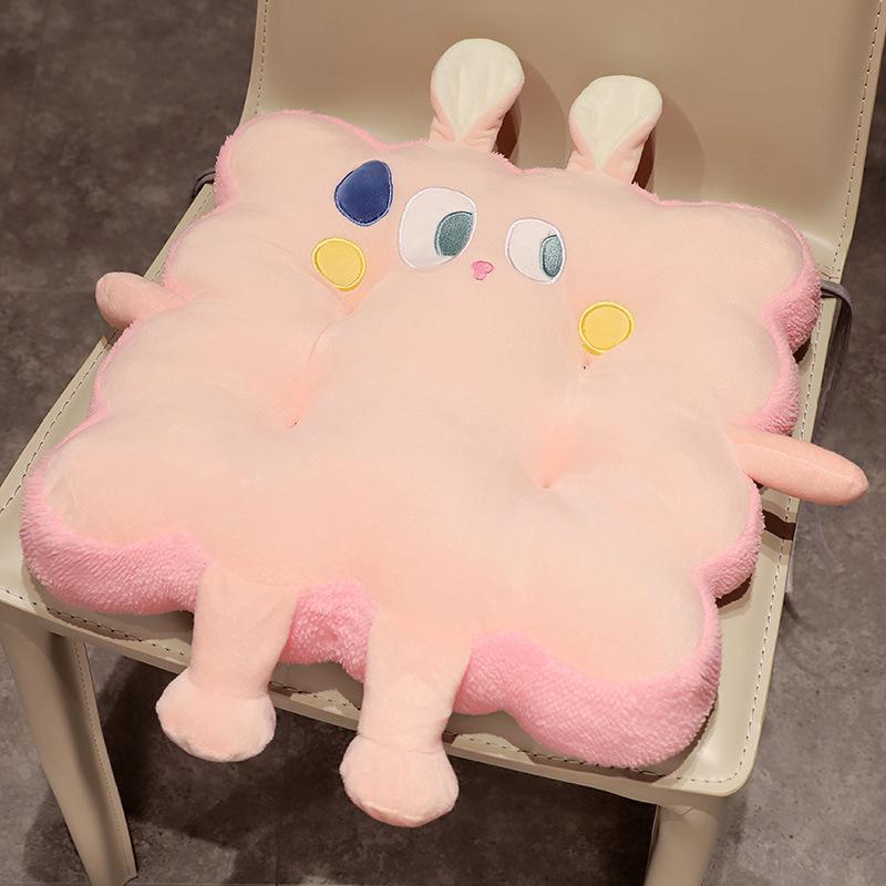 Cartoon Office Seat Cushion for Long Sitting - Universal, Thick, and Cute for All Seasons