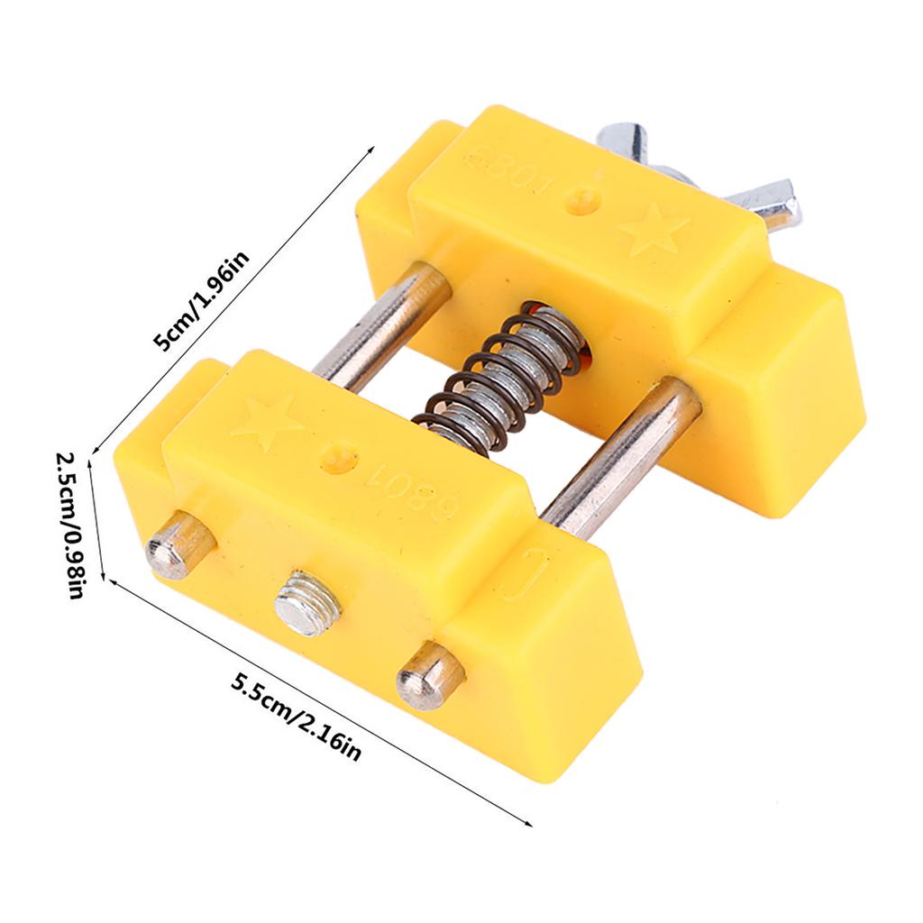 Mini Tischschraubstock Hobbytisch Bohrmaschine Handwerk Uhr Schmuck Klemme Reparaturwerkzeug