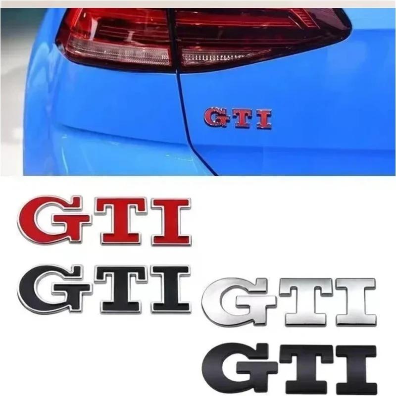 1ks 3D kovové nálepky se znakem GTI odznaku auta pro Golf GTI mk2 mk3 mk4 mk5 mk6 mk7 mk8 Polo Auto příslušenství