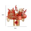 Artificial Floral Pot Chinese Collectible Party Decor Decorative Desk Ornament Decoration Year