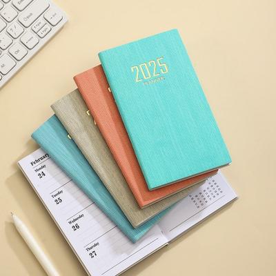 A6 Diary Weekly Planner with Calendar To Do List English Notepad 2025 Agenda Book  School Office