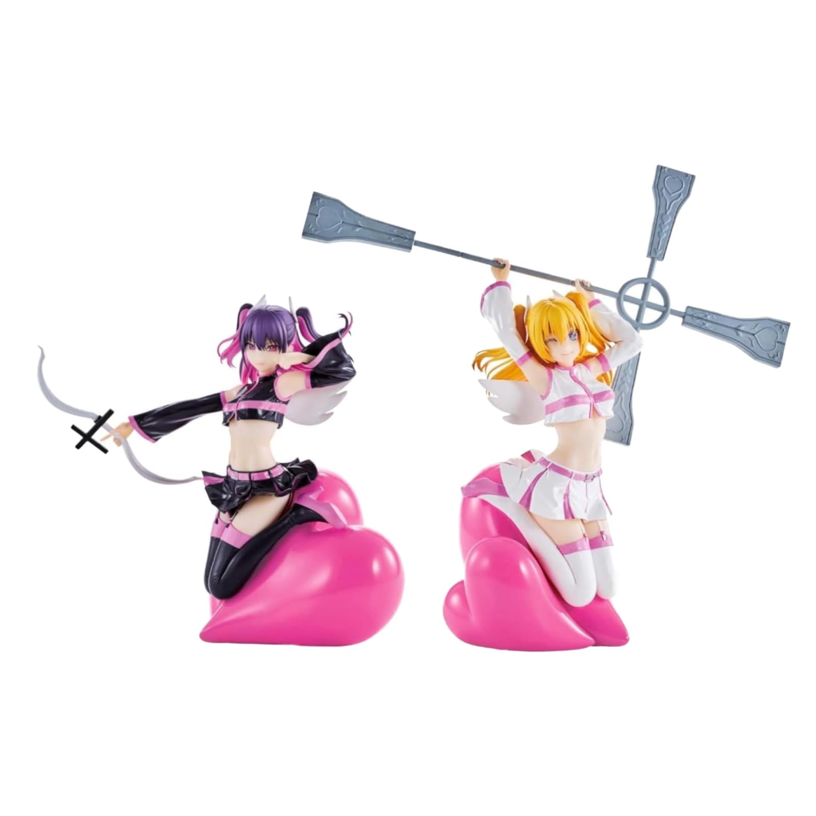 Liliel Miriela Figure ESPRESTO Poppin  Heart 2.5 Dimensional Temptation Approx. 18cm Set of 2