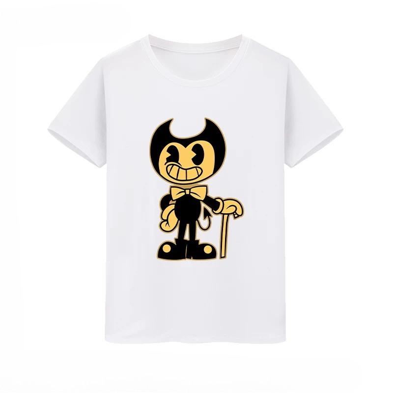 Anime Bendy And The Ink Machine Oversized T Shirt Unisex Unisex 100 Cotton Summer Crewneck Short Sleeve Funny Tshirt Graphics Tees