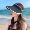 New Women Summer Breathable Sun Hat Casual Fashion Sunscreen and UV Protection UPF50+ Hat Outdoor Sports Traceless Wide Brim Sun Hat