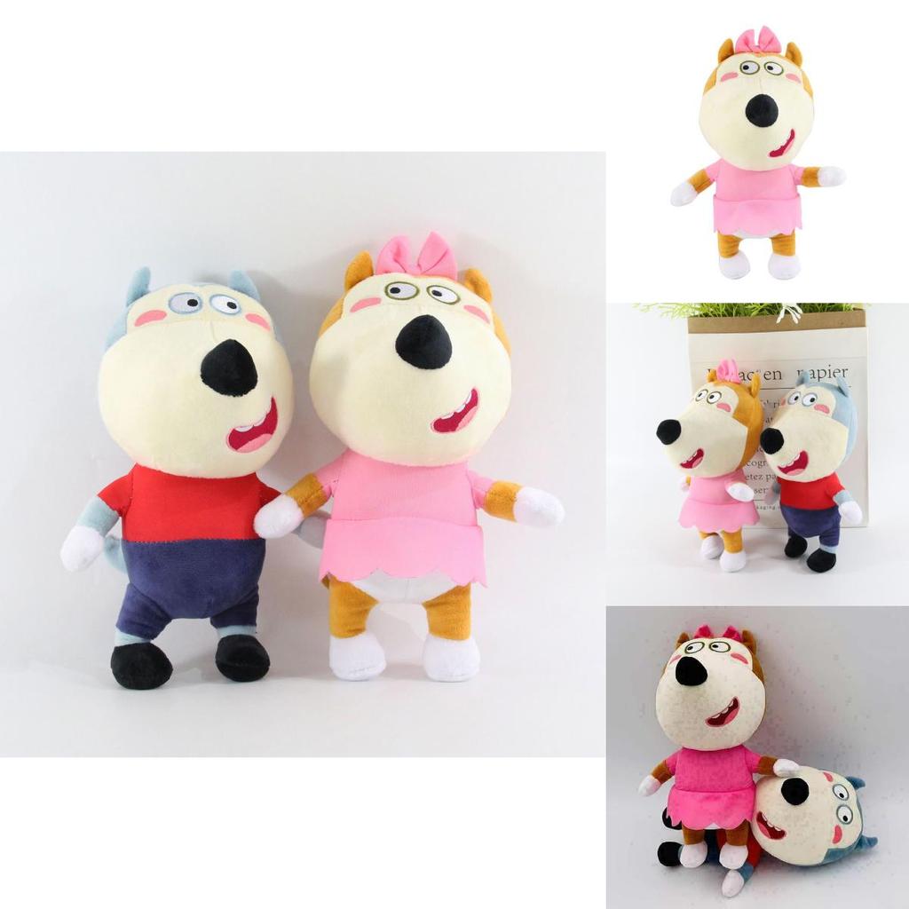 Adorable 25cm Wolfoo Lucy Plush Toy Soft And Cuddly Stuffed Cartoon Doll