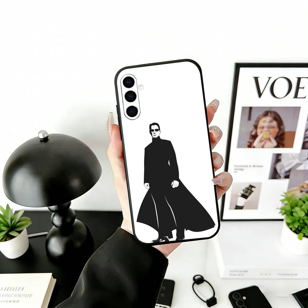 

T-The M-Matrix Phone Case For Samsung Galaxy A73,A72,A71,A70,A53,A52,A51,Others Soft Black Cover Samsung a73 5g