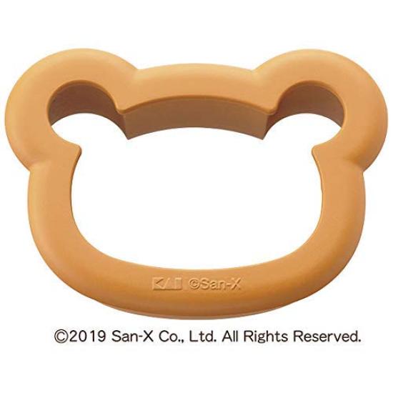 Kai Corporation Rilakkuma Sandwich Made in DN0213 Mold, Japan,