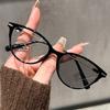T Leg Cat Eye Pochromic Myopia Glasses for Women Outdoor Color Changing UV Protection Sunglasses Near Sight Eyeglasses