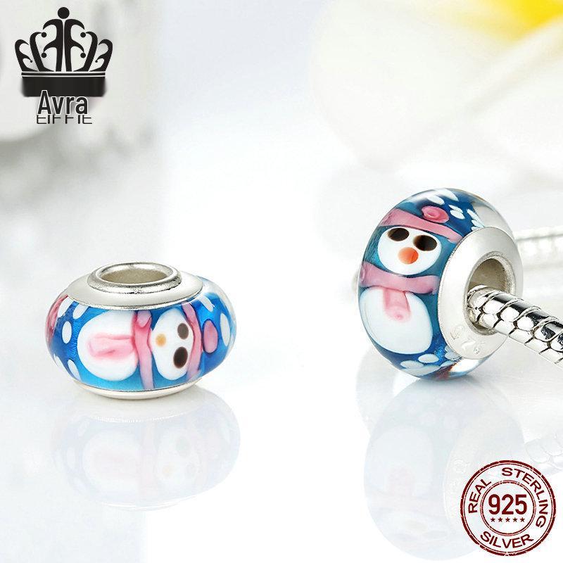 Eco-Friendly Large Hole Glass Beads Bracelet DIY Charm Accessory (PA6301) by Everjoy Boutique