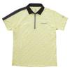 Coq Sportif Shirt Logo YL00 [Le Golf] Short-sleeved [RIJOUME] All-over Pattern, Sweat-absorbing, Quick-drying, Stretchy, UPF50+, Sunscreen, Elegant,
