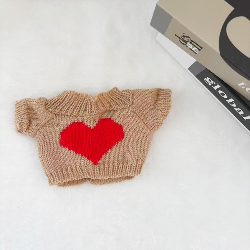 Little Bear Cotton Hoodie Sweater for 30cm Plush Doll Toy Accessories