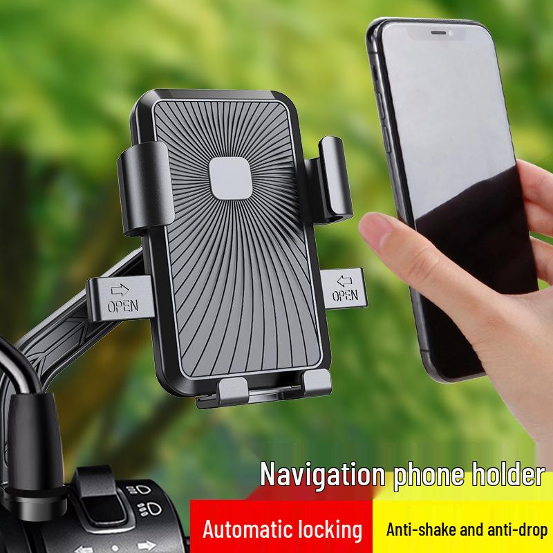 Shockproof Mobile Phone Holder for Electric Cars, Motorcycles, Bicycles, and Pedal Battery Cars
