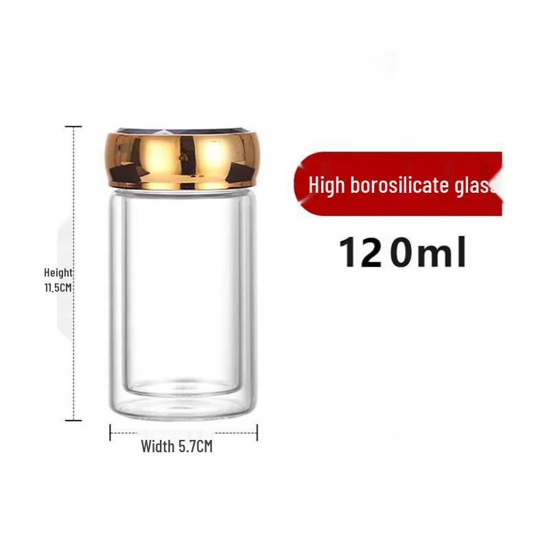 

120ml High Borosilicate Glass Bird s Nest Jars