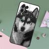 Animal Wolf Dog Husky For Samsung Galaxy M23 M12 M13 M14 M15 M35 M55 M34 M54 M33 M53 M31 M11 M32 M52 M06 M16 Case