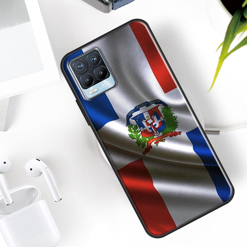 Dominican Republic Flag Case For Realme 15 12 11 13 14 Pro Plus C65 C67 C61 C53 C55 C51 C25 C63 C71 C75 GT6 GT7 Pro