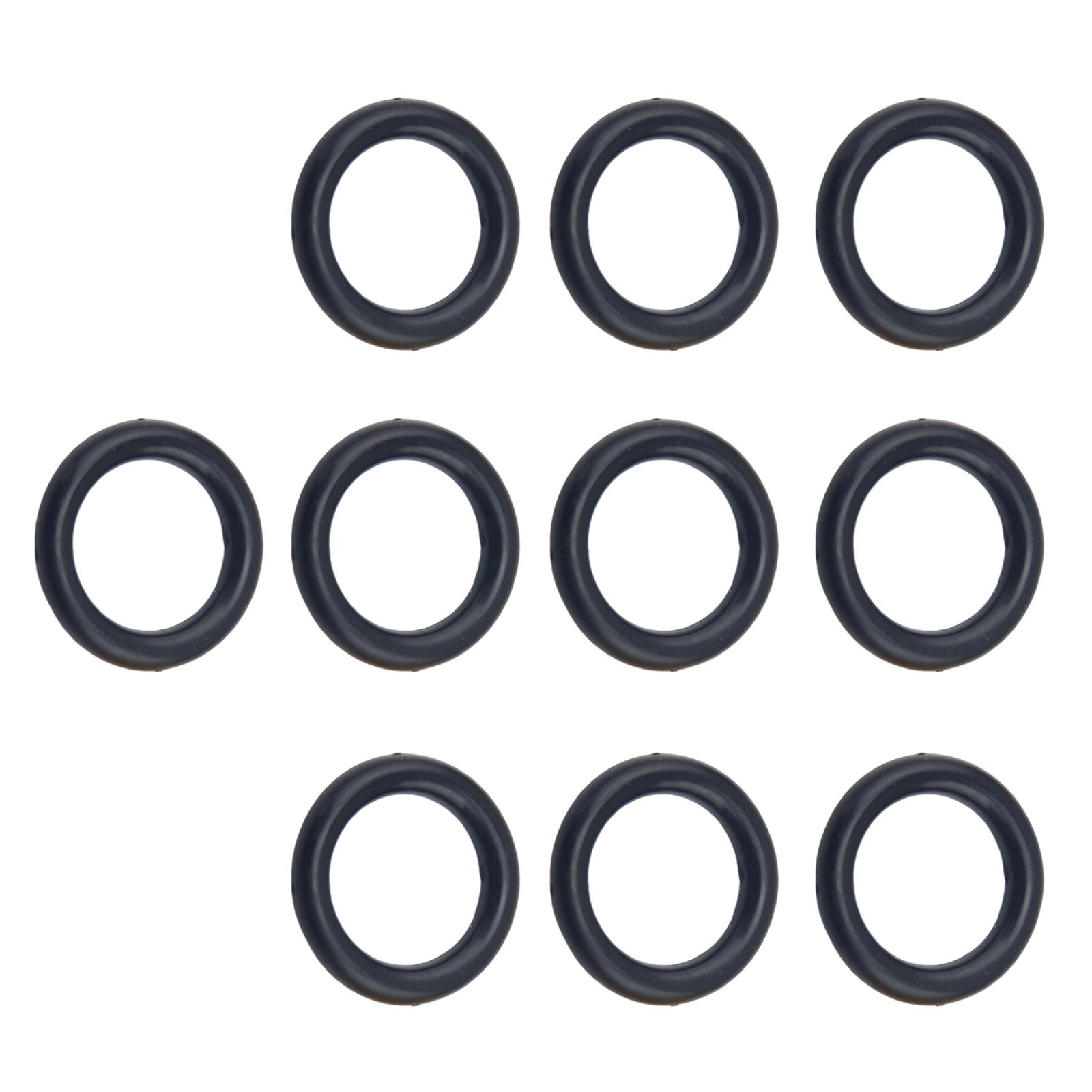 

10 шт. Резиновые кольца для шпулек, Кольца для шпулек швейной машины, Резиновые кольца для намотчика шпулек швейной машины, Шины, Внутренний диаметр 2,6 см чёрный