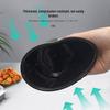 Jumei 1750ml Round Black Thickened Disposable Meal Boxes with Lids (200 Sets)