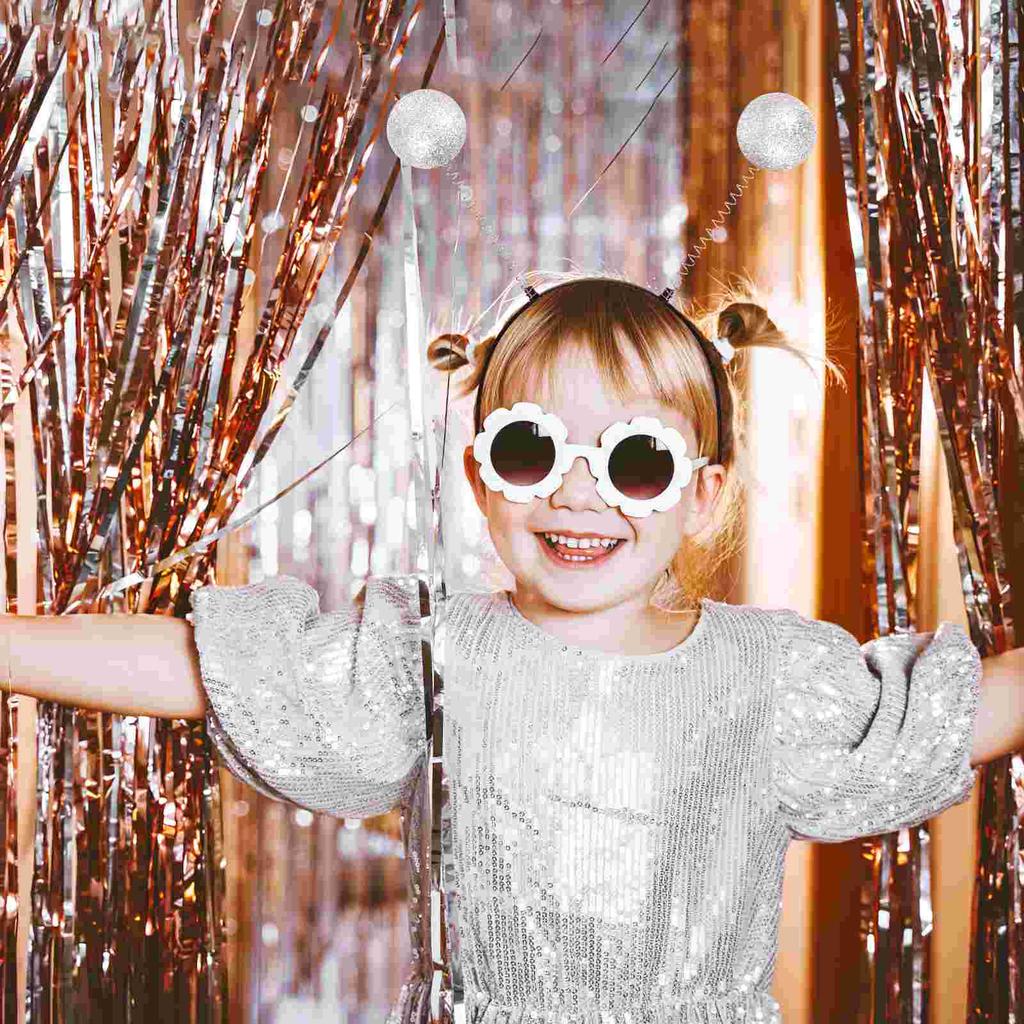 2 Pcs Women's Sunglasses Alien Hair Hoops Headbands Party for Kids Headdress Creative Flash