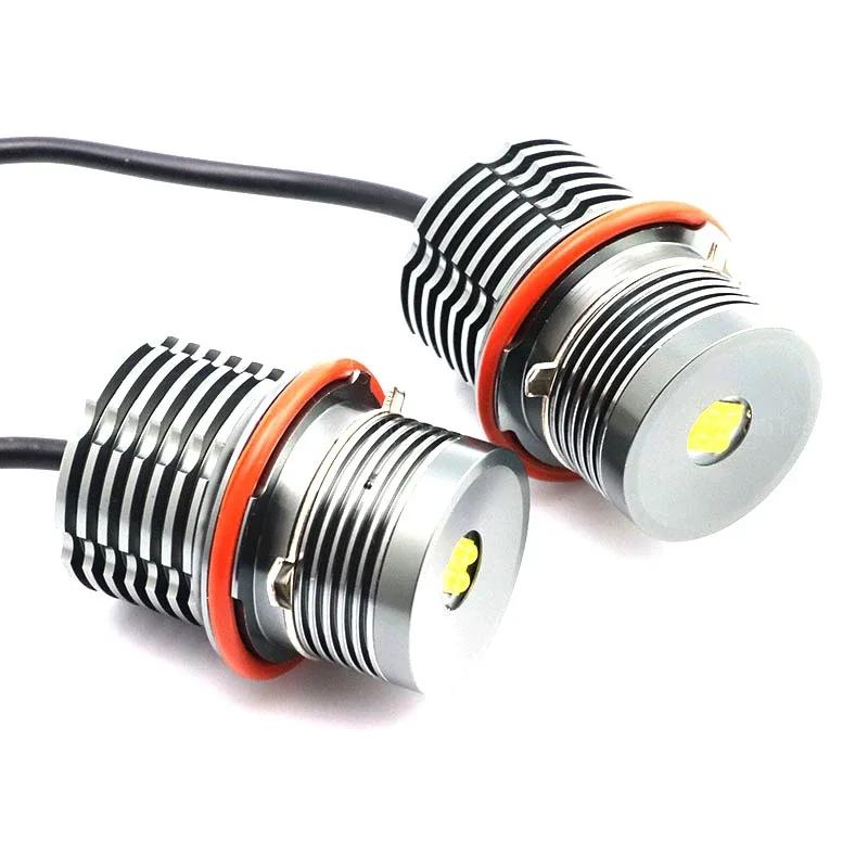 Pour BMW E39 E81 E82 E87 E88 X5 E53 E60 E61 E63 E64 X3 E83 100w LED Angel Eyes Anneau Lumineux Phare Canbus