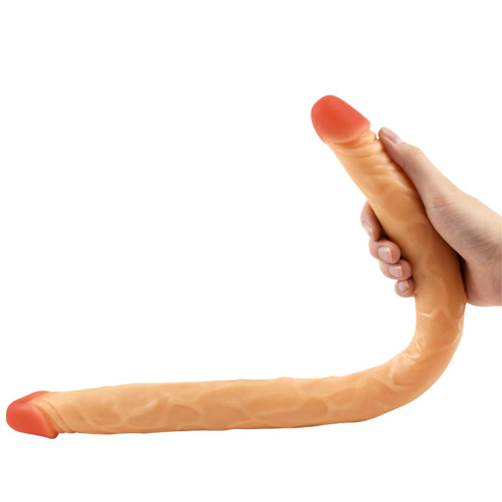 Giocattoli del sesso per adulti Doppio dildo Spina anale Pene realistico Pegging Dominatrice Masturbatore per donna BDSM Uomini Strumenti sexy