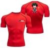 Men Summer Athletic Compression TShirt Breathable QuickDry High-Elasticity Short Sleeve Tee with Bold Izuku Midoriya Graphic Gym