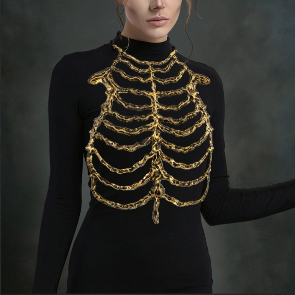 Hollow Skeleton Frame Frame Structure Bone Costume Prop Unique Breastbone  Cosplay Performance