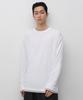 Cr Layered Hem Long Sleeve T-Shirt [White]