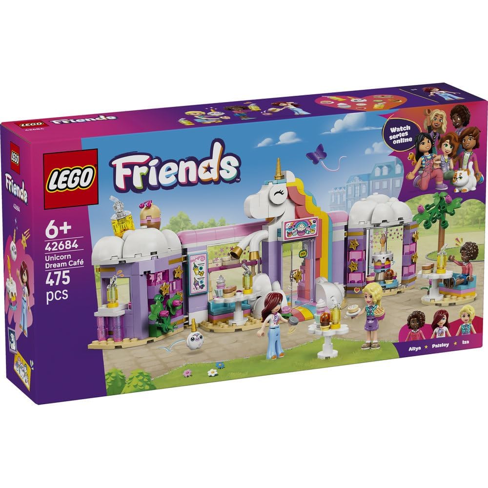 LEGO Friends Unicorn Building Toy Set 42684 for Kids Ages 6-9, Educational Play, Creative Block Set