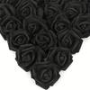 12/20Pcs 7cm Christmas Snow White foam Flower Xmas Tree Rose For Home Decoration Wedding Decor Navidad New Year Party DIY Gift