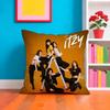 Kpop Style I-Itzy Cushion Cover Plush Fabric Soft Double-Sided Printed Sofa Warm Winter Home Gift Pillow Case