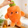 Cute Carrot Turnip Plush Toy Soft Vegetable Stuffed Pillow Cartoon Farm Doll Home Desk Decor Kids Boy Girl Birthday Gift