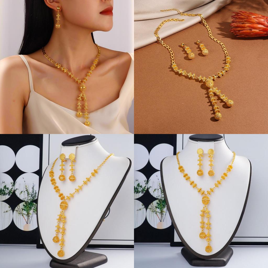Autumn Fashion Alloy Jewelry Set Sparkling Rhinestones For Daily Decoration Wear