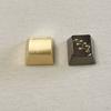 Elegant Zinc Alloy Keycap Matte Gold Finish For Mechanical Keyboards Enhances Typing