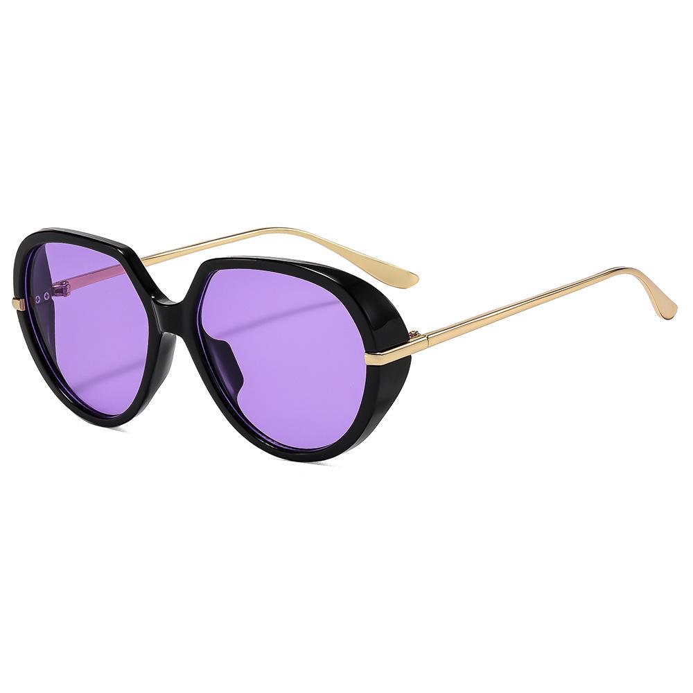 Chic Oversized Sunglasses with UV Protection – Trendy High-End Street Style