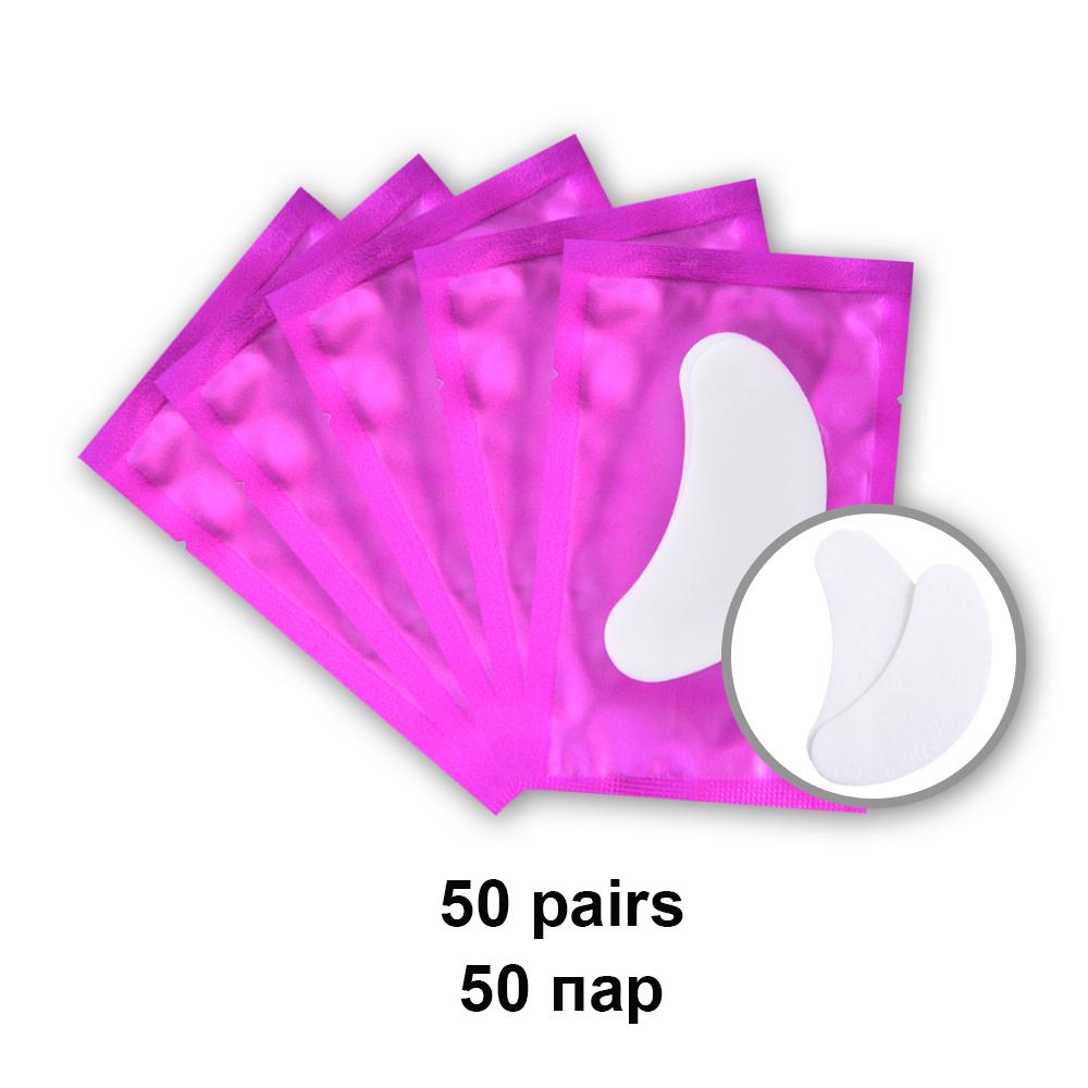 50Pairs Hydrogel Gel Eye Patches Grafting Eyelashes Under Eye Patches For Eyelash Extension Paper Application Makeup Supplies