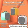 Battery Powered Portable Space Heater with Thermostat - High Output Mini Electric Heater Fan for Winter 25-26 Edition