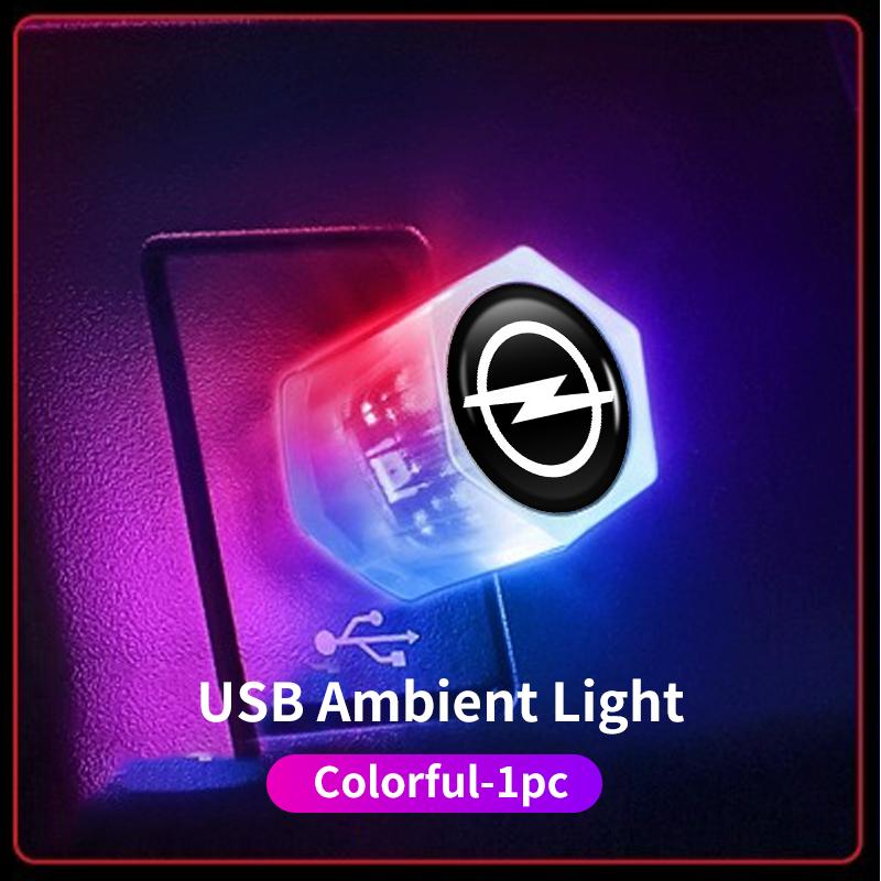 Car LED Ambient Light USB Free Installation Interior Decorative Atmosphere Light For Opel Corsa Astra Insignia Vectra Zafira