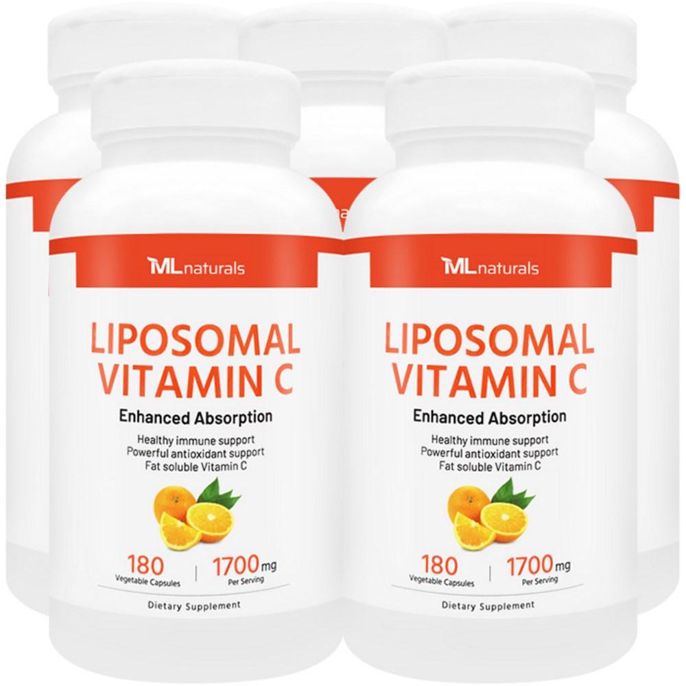 MyLife Naturals Liposome Vitamin C 1700 mg 5 pcs 180 Tablets